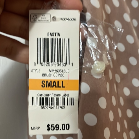 Madison Jules Polka Dot Romper size S - Picture 6 of 7